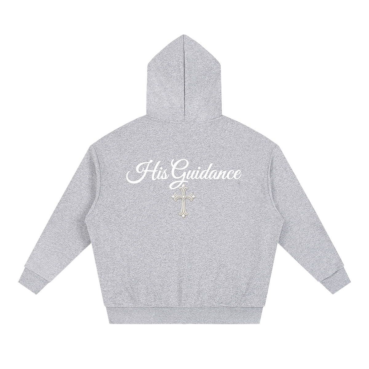"His Guidance" Unisex Loose Solid Full Zip Hoodie