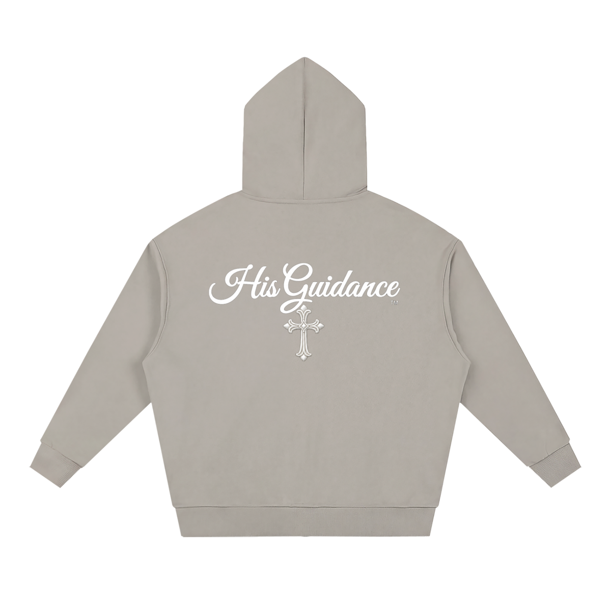 "His Guidance" Unisex Loose Solid Full Zip Hoodie