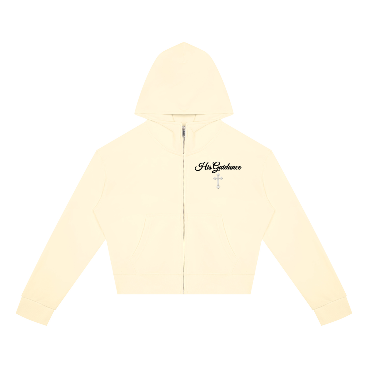 Women's Crop Full Zip Hoodie