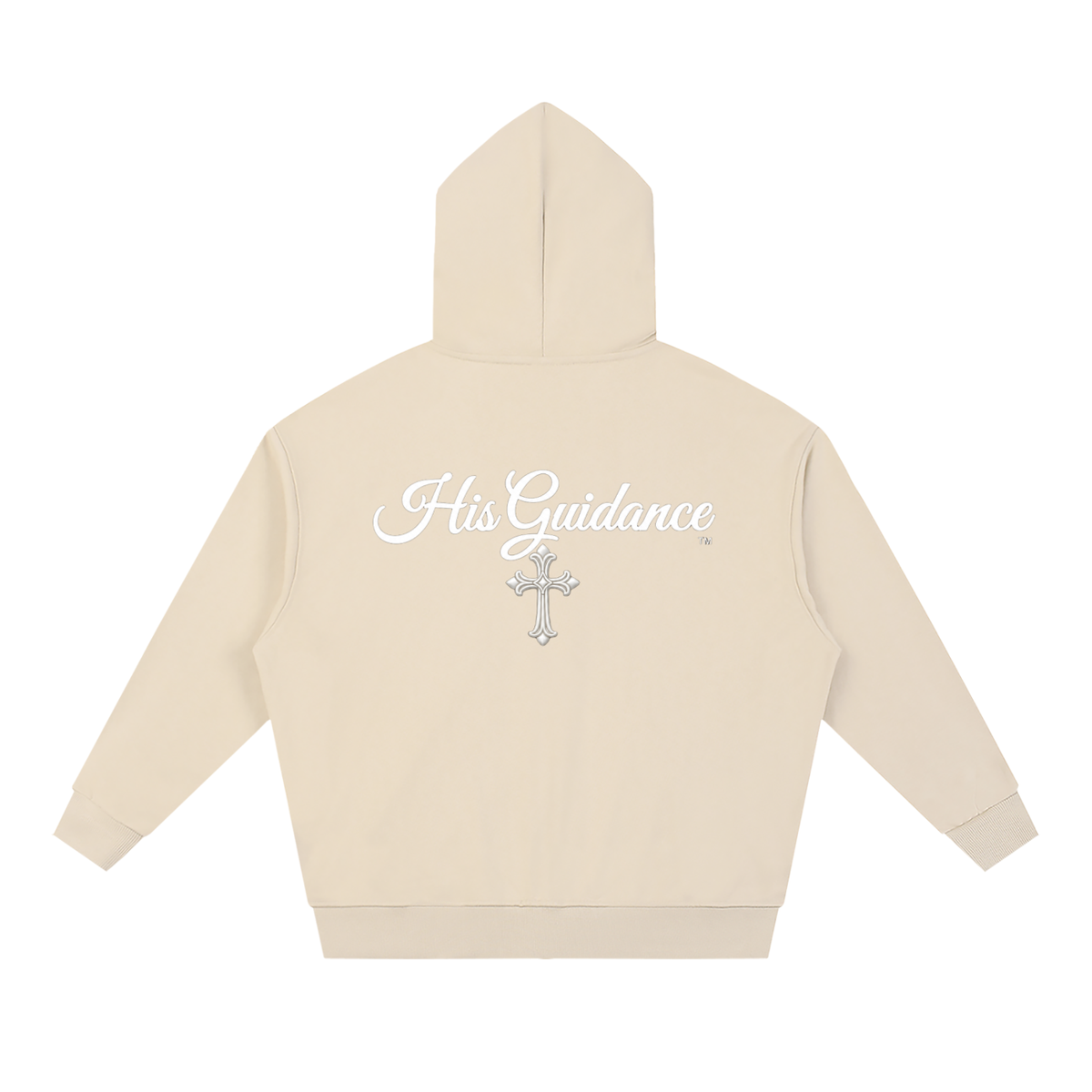 "His Guidance" Unisex Loose Solid Full Zip Hoodie