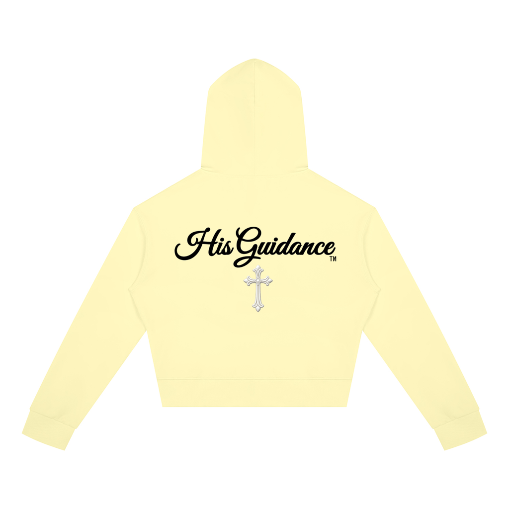 Women's Crop Full Zip Hoodie