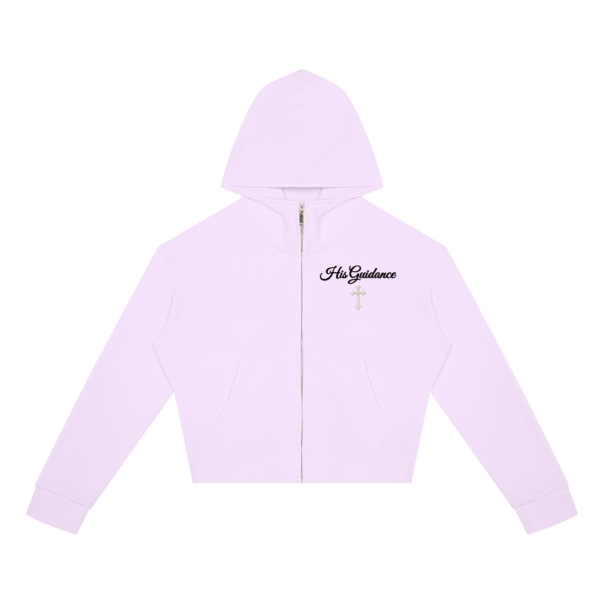 Women's Crop Full Zip Hoodie