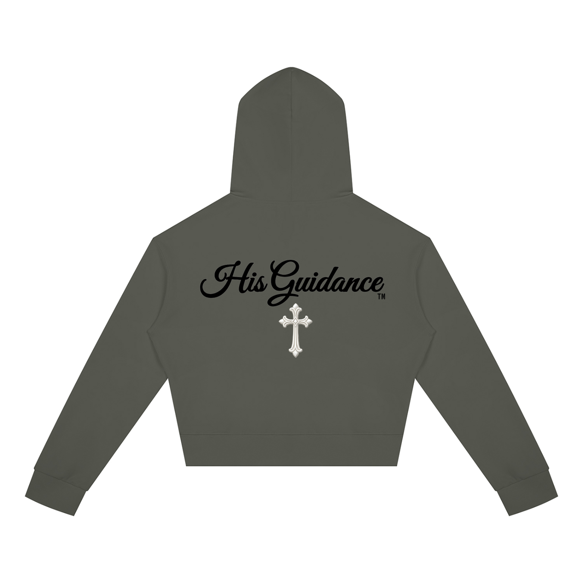 Women's Crop Full Zip Hoodie