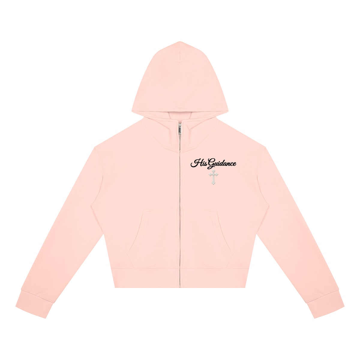 Women's Crop Full Zip Hoodie