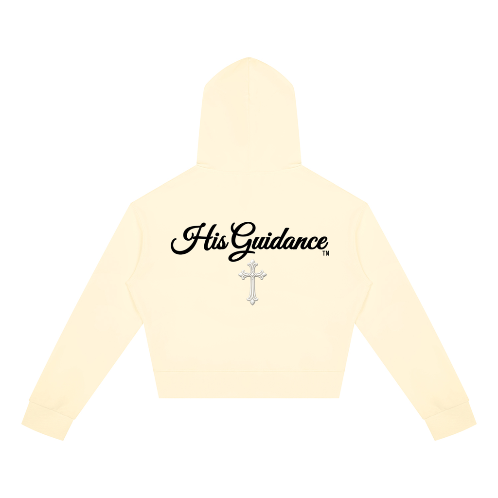 Women's Crop Full Zip Hoodie