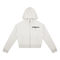 His Guidance Women's Crop Full Zip Hoodie