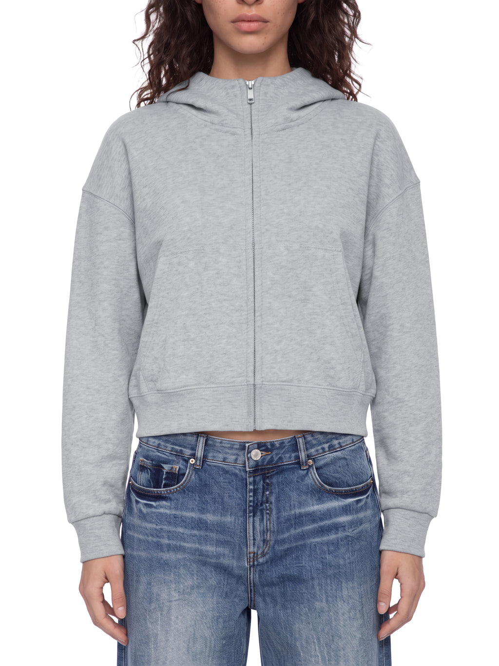 His Guidance Women's Crop Full Zip Hoodie