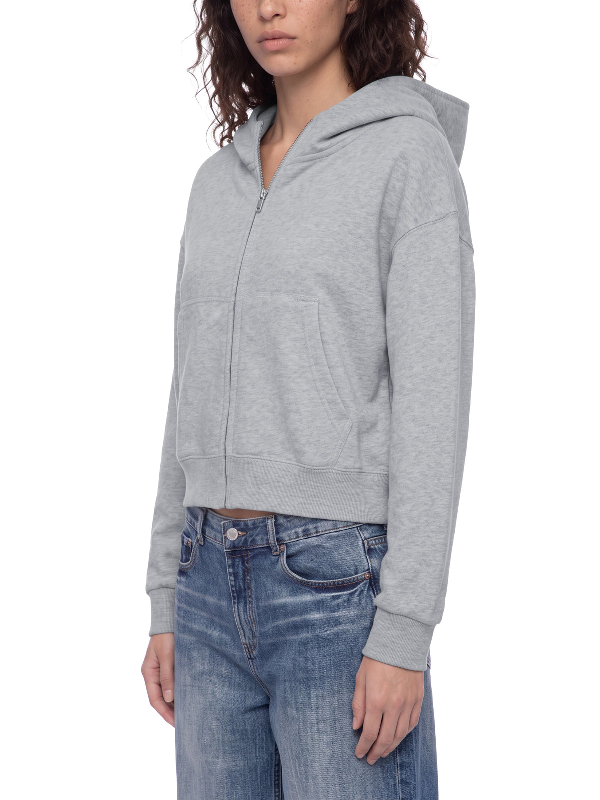 His Guidance Women's Crop Full Zip Hoodie